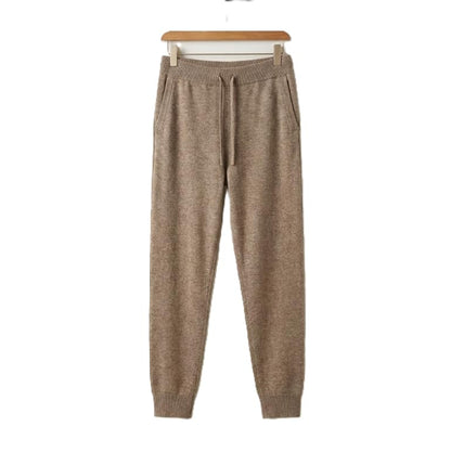 Men's 100% Cashmere Drawstring Lounge Joggers
