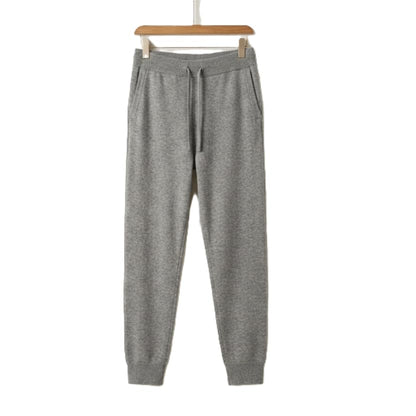 Men's 100% Cashmere Drawstring Lounge Joggers