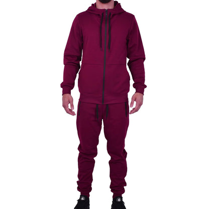 Men's Athletic Hoodie & Jogger Tracksuit Set