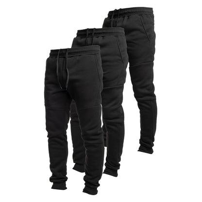 Men's Fleece Tech Joggers with Zipper Pockets