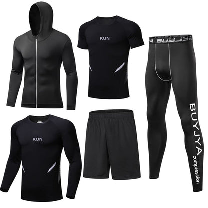 Men's Compression Training Set with Jacket & Pants