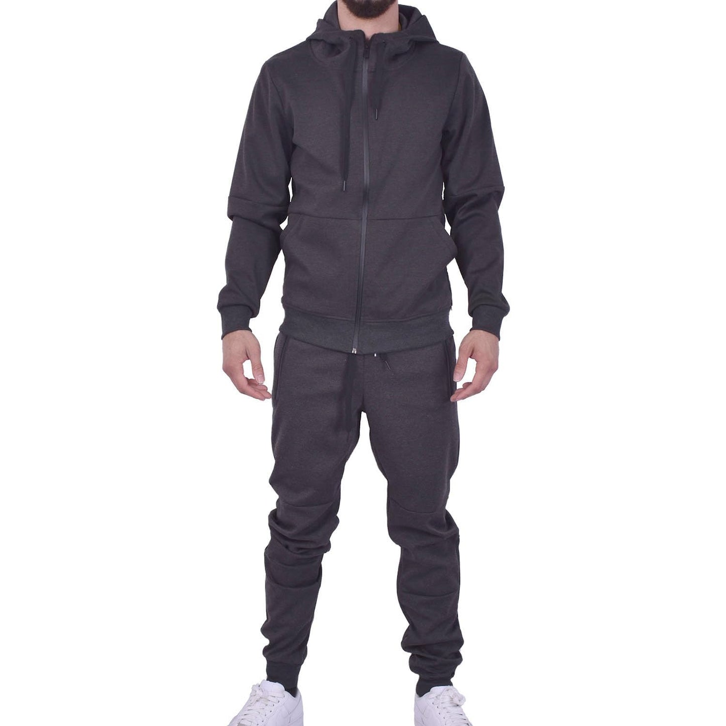 Men's Athletic Hoodie & Jogger Tracksuit Set