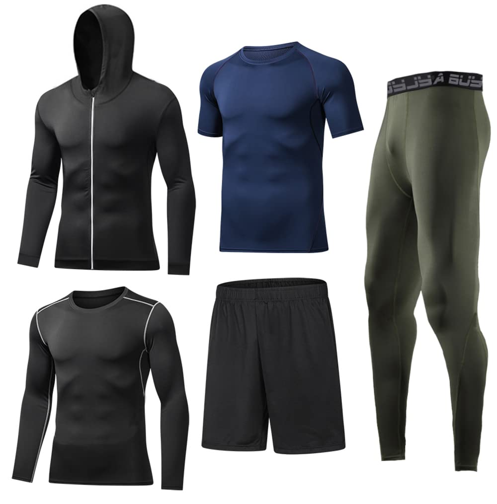 Men's Compression Training Set with Jacket & Pants