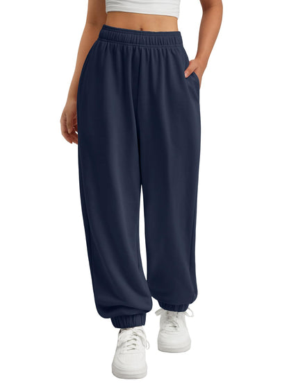 Women's High-Waisted Baggy Lounge Sweatpants