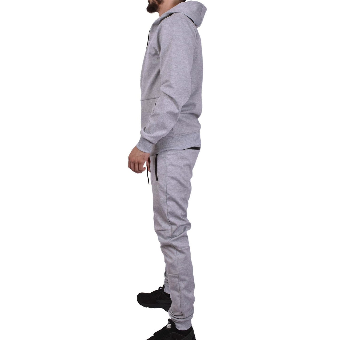 Men's Athletic Hoodie & Jogger Tracksuit Set