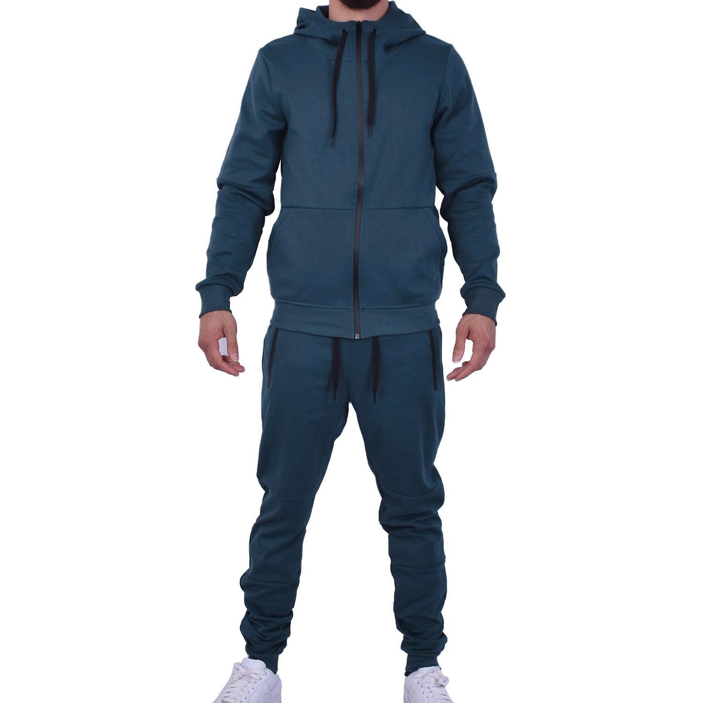 Men's Athletic Hoodie & Jogger Tracksuit Set