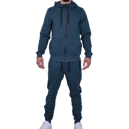 Men's Athletic Hoodie & Jogger Tracksuit Set