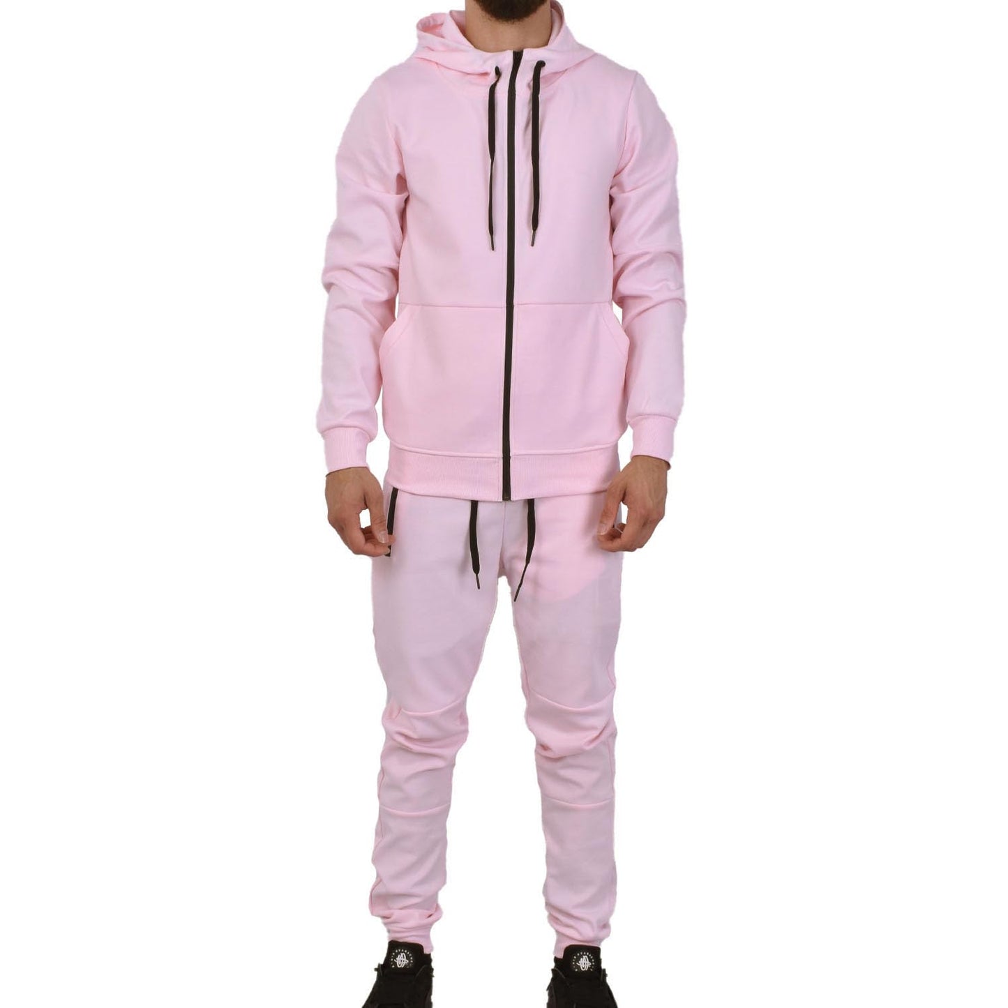 Men's Athletic Hoodie & Jogger Tracksuit Set