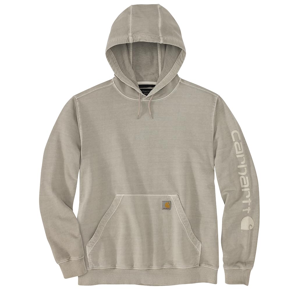 Men's Garment-Dyed Logo Crewneck Sweatshirt