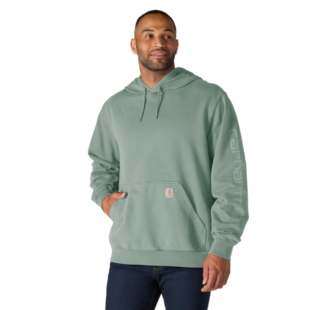 Men's Garment-Dyed Logo Crewneck Sweatshirt