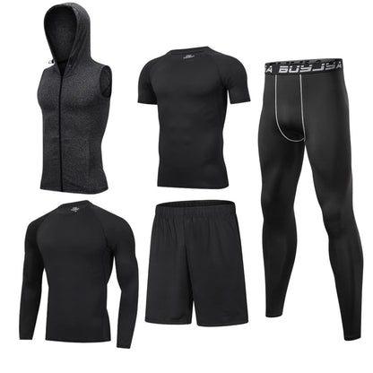 Men's Compression Training Set with Jacket & Pants