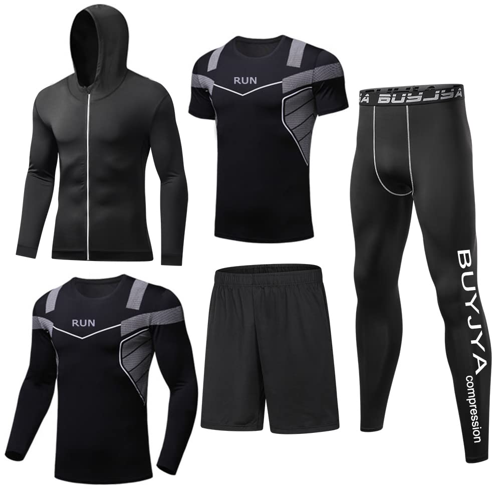 Men's Compression Training Set with Jacket & Pants