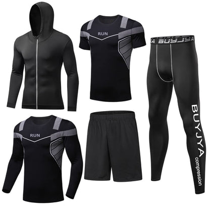 Men's Compression Training Set with Jacket & Pants