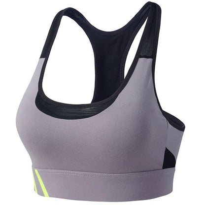 Women's Shockproof Push-Up Sports Bra Workout Top
