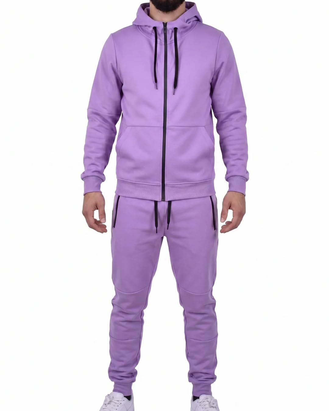 Men's Athletic Hoodie & Jogger Tracksuit Set