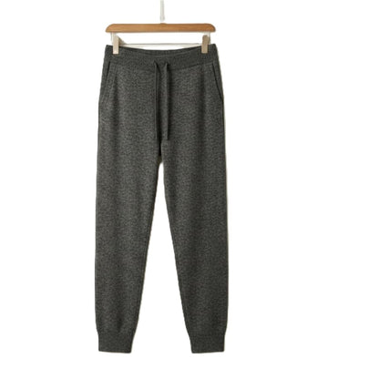 Men's 100% Cashmere Drawstring Lounge Joggers
