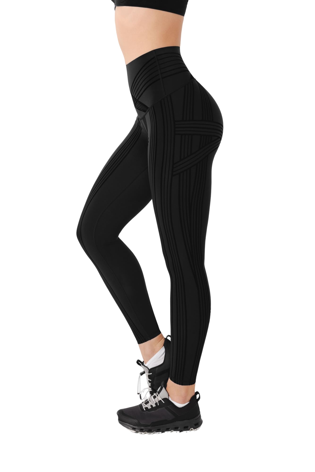Women's High-Compression Full-Length Workout Leggings
