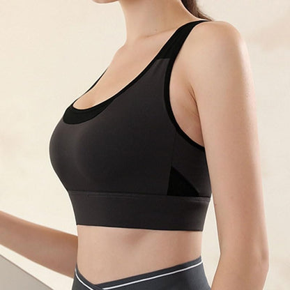Women's Shockproof Push-Up Sports Bra Workout Top