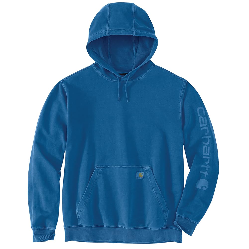 Men's Garment-Dyed Logo Crewneck Sweatshirt