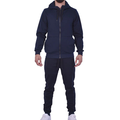 Men's Athletic Hoodie & Jogger Tracksuit Set
