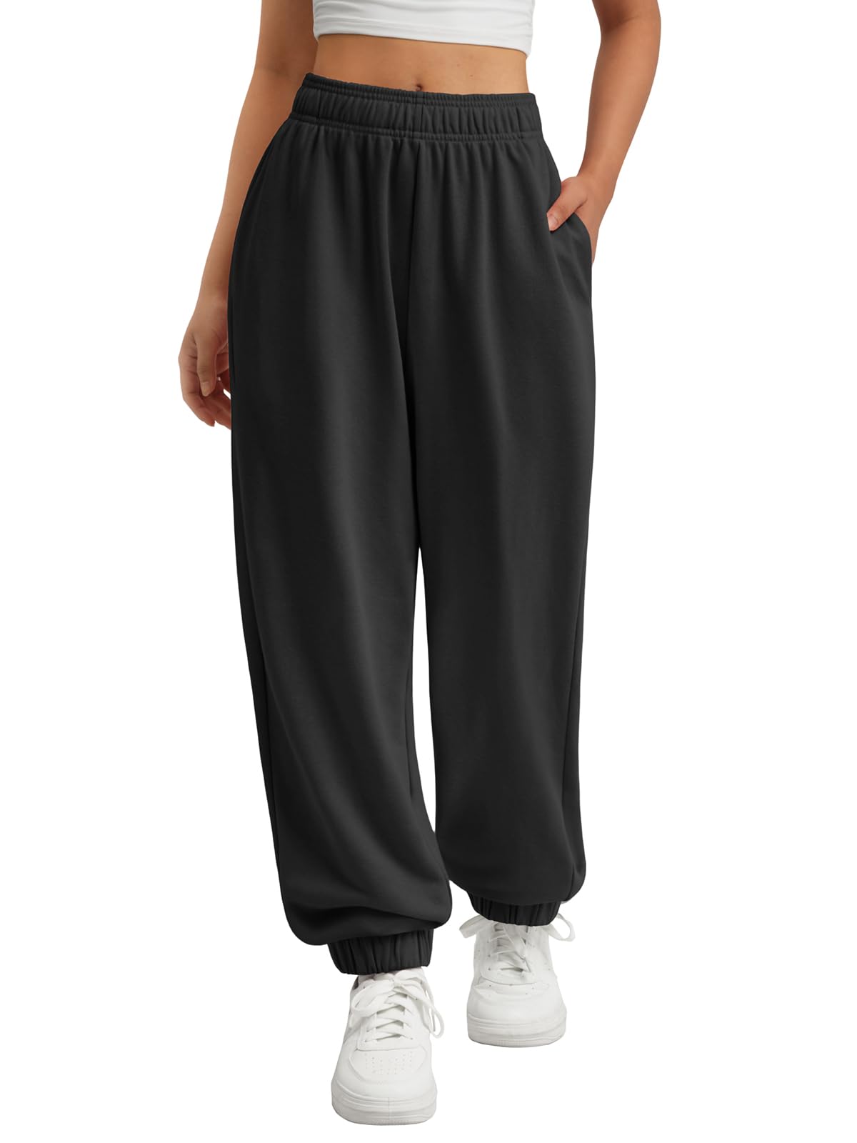 Women's High-Waisted Baggy Lounge Sweatpants