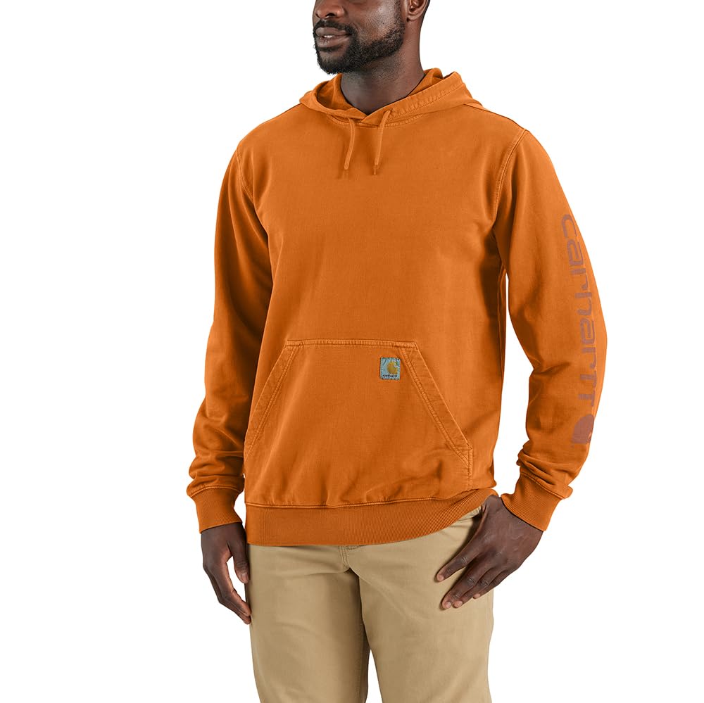 Men's Garment-Dyed Logo Crewneck Sweatshirt