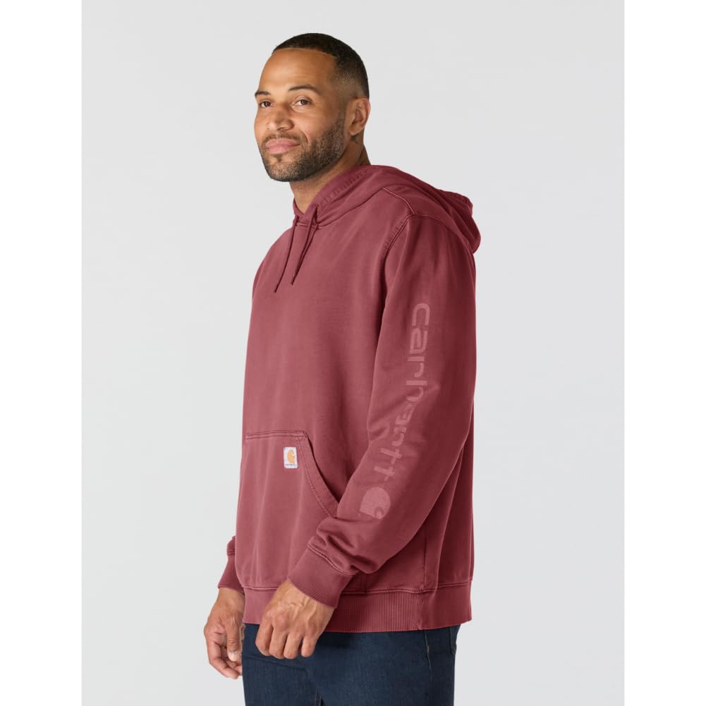 Men's Garment-Dyed Logo Crewneck Sweatshirt