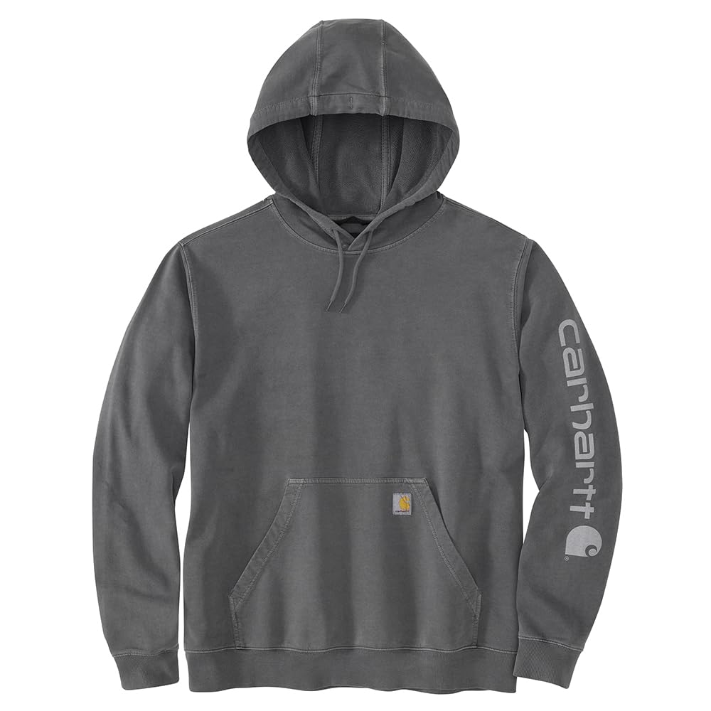 Men's Garment-Dyed Logo Crewneck Sweatshirt