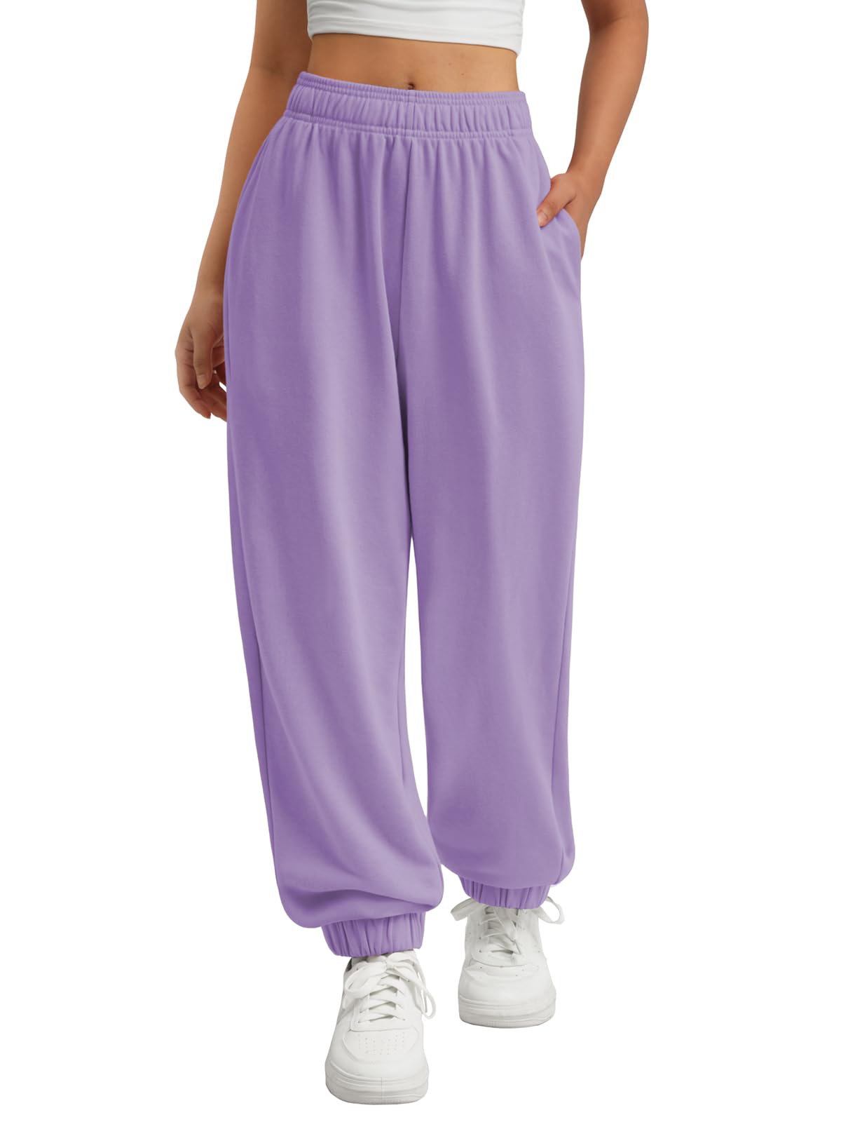 Women's High-Waisted Baggy Lounge Sweatpants