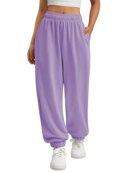 Women's High-Waisted Baggy Lounge Sweatpants