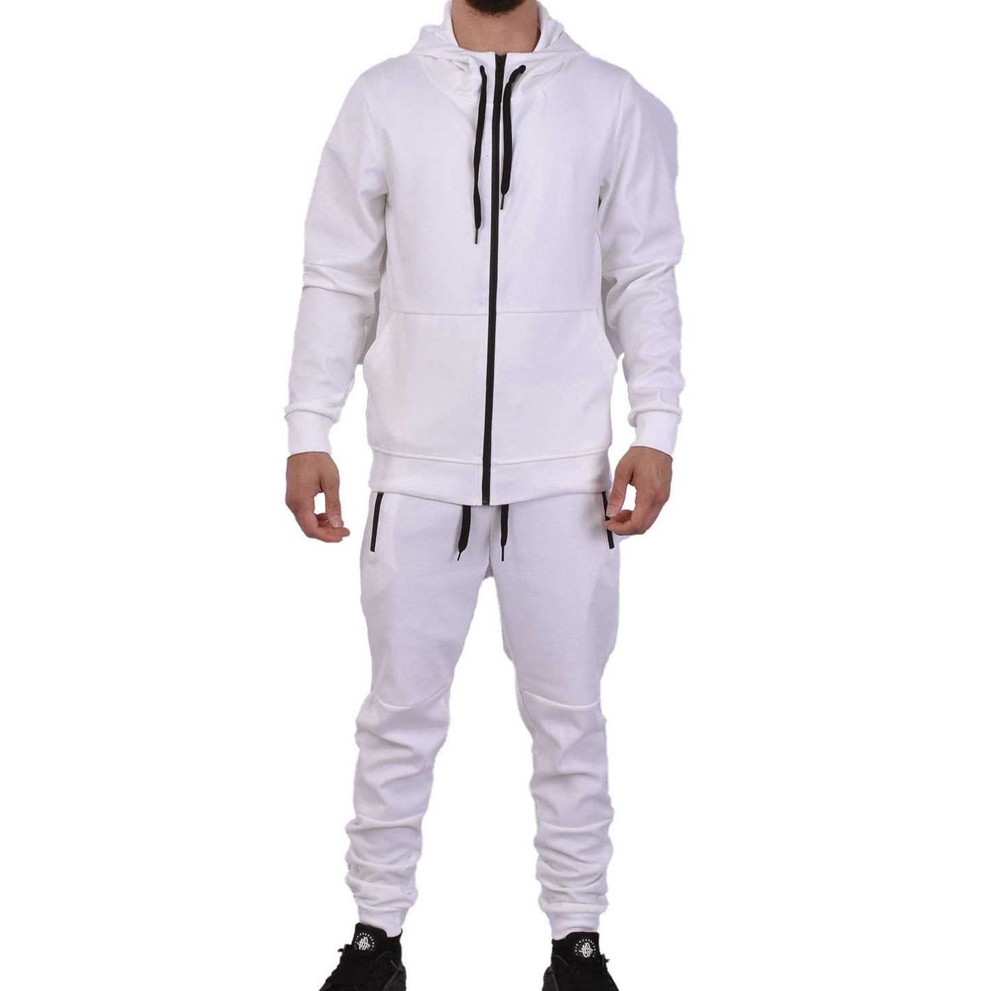 Men's Athletic Hoodie & Jogger Tracksuit Set