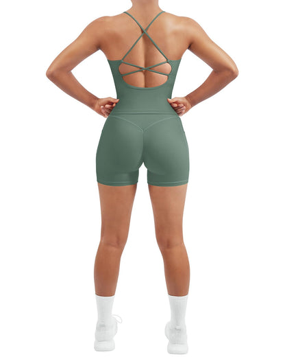 Women's Padded Workout Set with Control Leggings