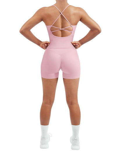 Women's Padded Workout Set with Control Leggings