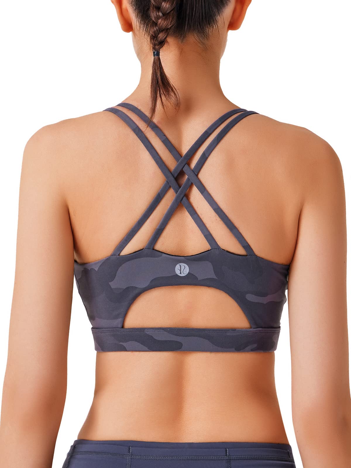 Women's Longline Criss-Cross Back Sports Bra