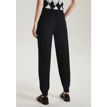 Women's High-Waisted Cashmere Jogger Sweatpants