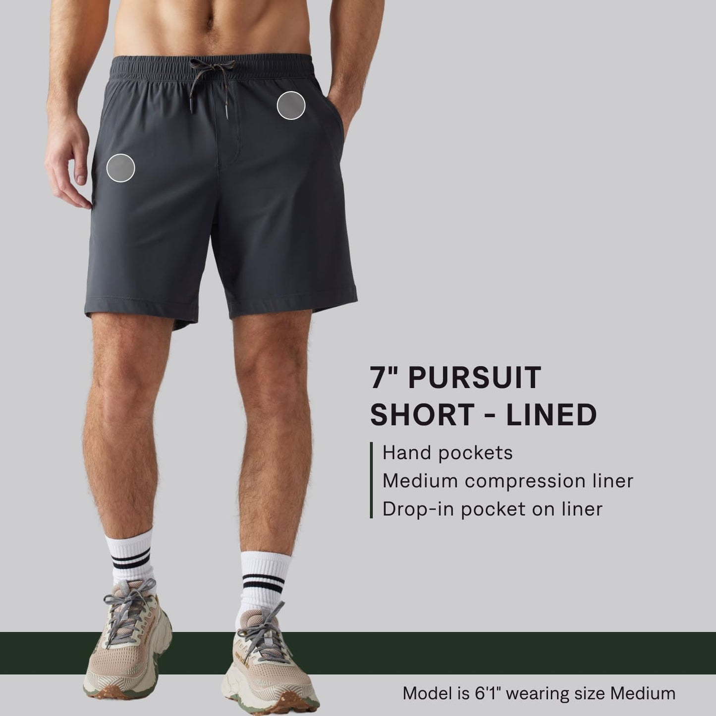 Men's 7-Inch Stretch Training Shorts with Liner