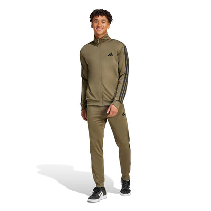 Men's Three-Stripe Tricot Track Suit Set