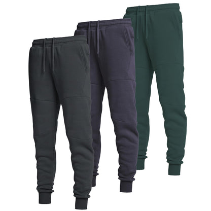 Men's Fleece Tech Joggers with Zipper Pockets