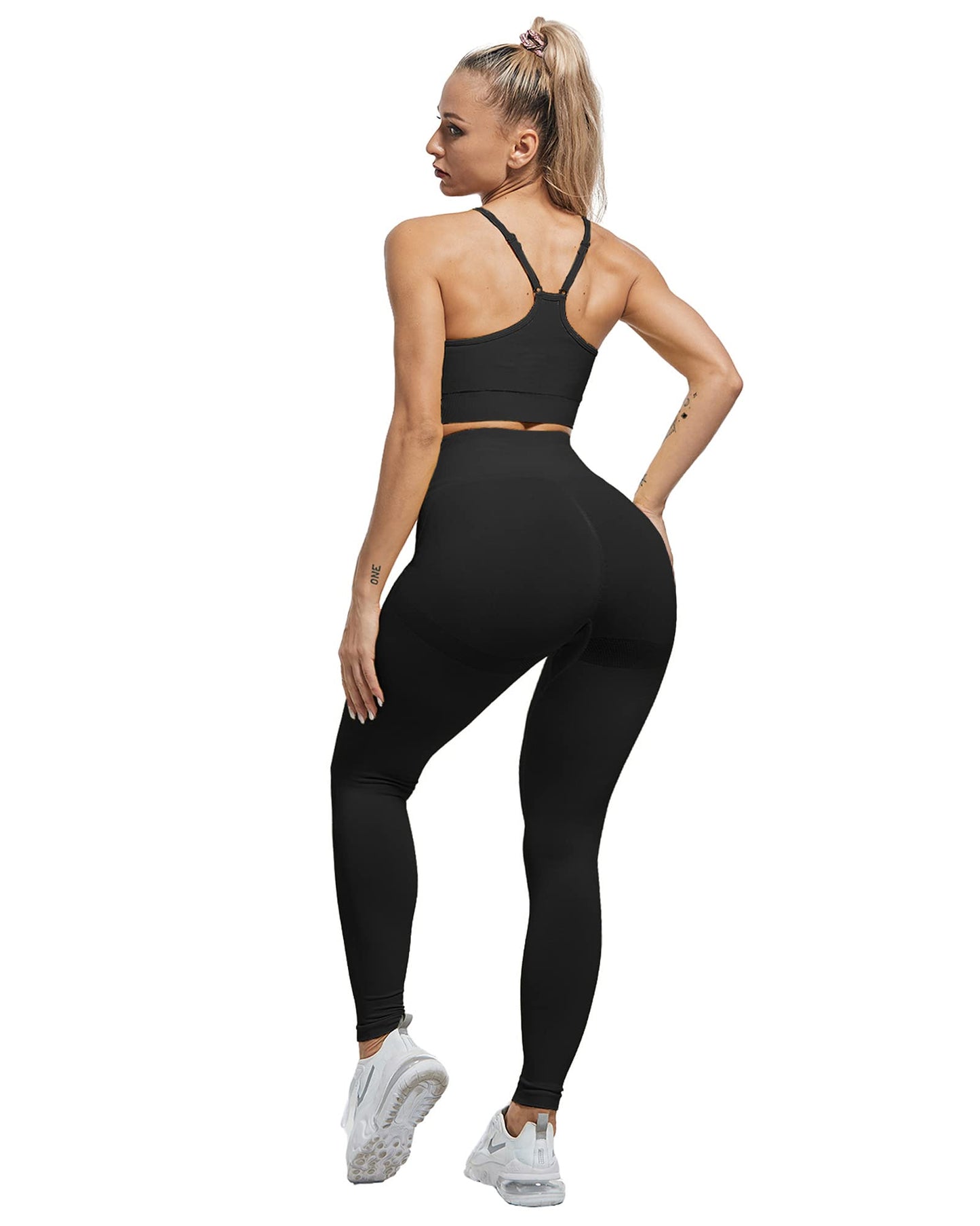 Women's Seamless Butt-Lifting Leggings Set 3-Piece