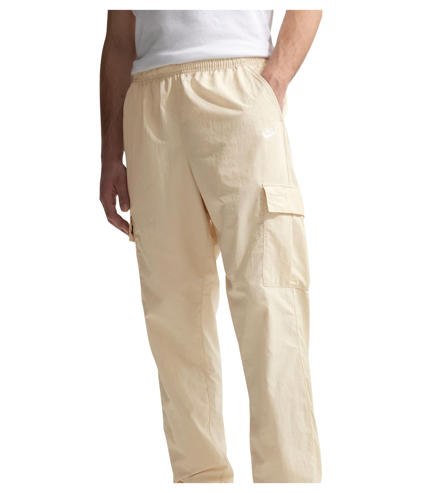 Men's Woven Cargo Pants with Utility Pockets