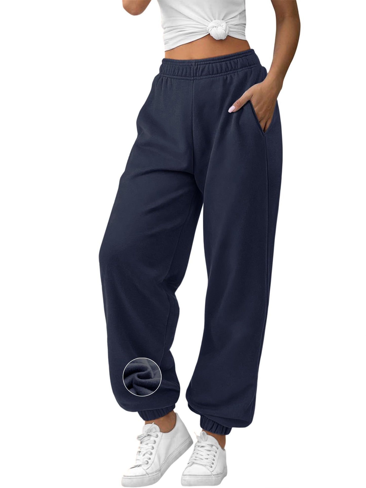 Women's High-Waisted Baggy Lounge Sweatpants