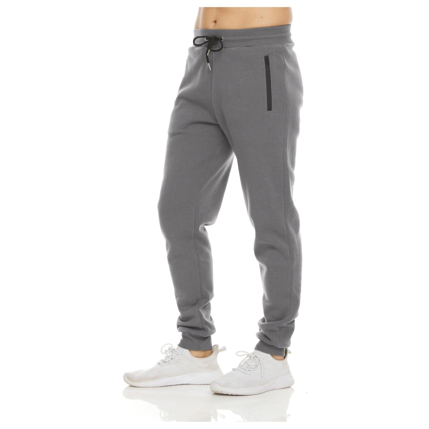 Men's Fleece Workout Jogger Sweatpants 3-Pack