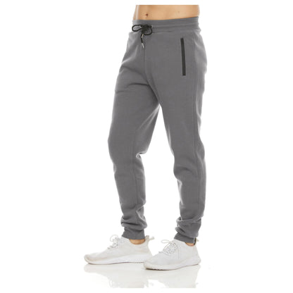 Men's Fleece Workout Jogger Sweatpants 3-Pack