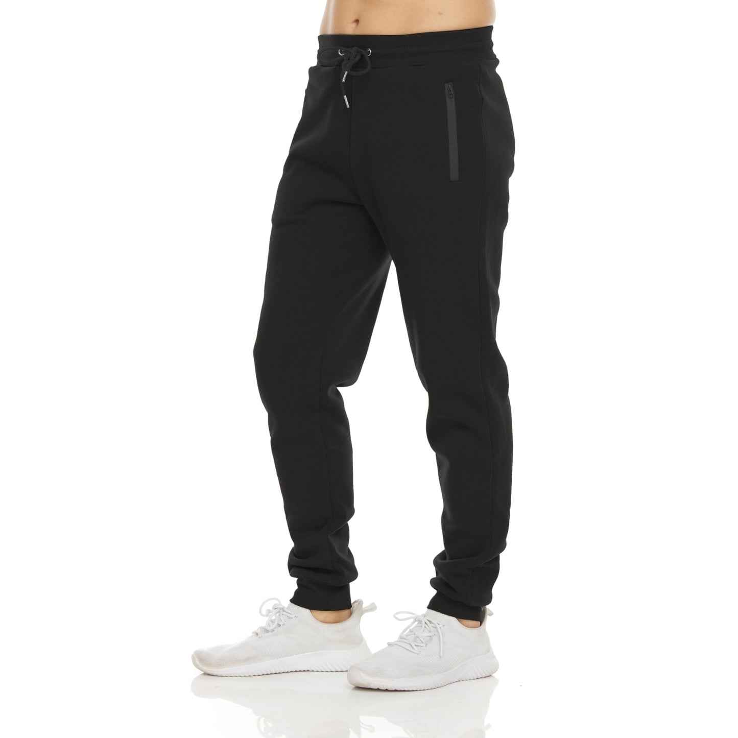 Men's Fleece Workout Jogger Sweatpants 3-Pack