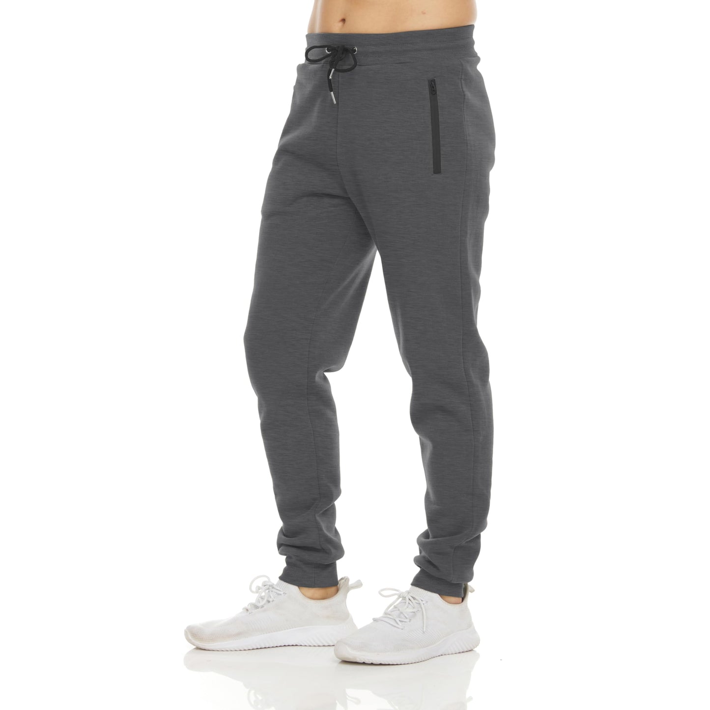 Men's Fleece Workout Jogger Sweatpants 3-Pack
