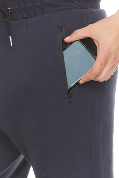 Men's Fleece Workout Jogger Sweatpants 3-Pack