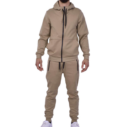 Men's Athletic Hoodie & Jogger Tracksuit Set