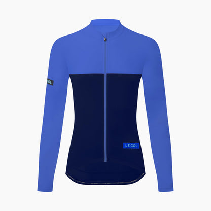 Women's Long Sleeve Cycling Jersey with Rear Pockets