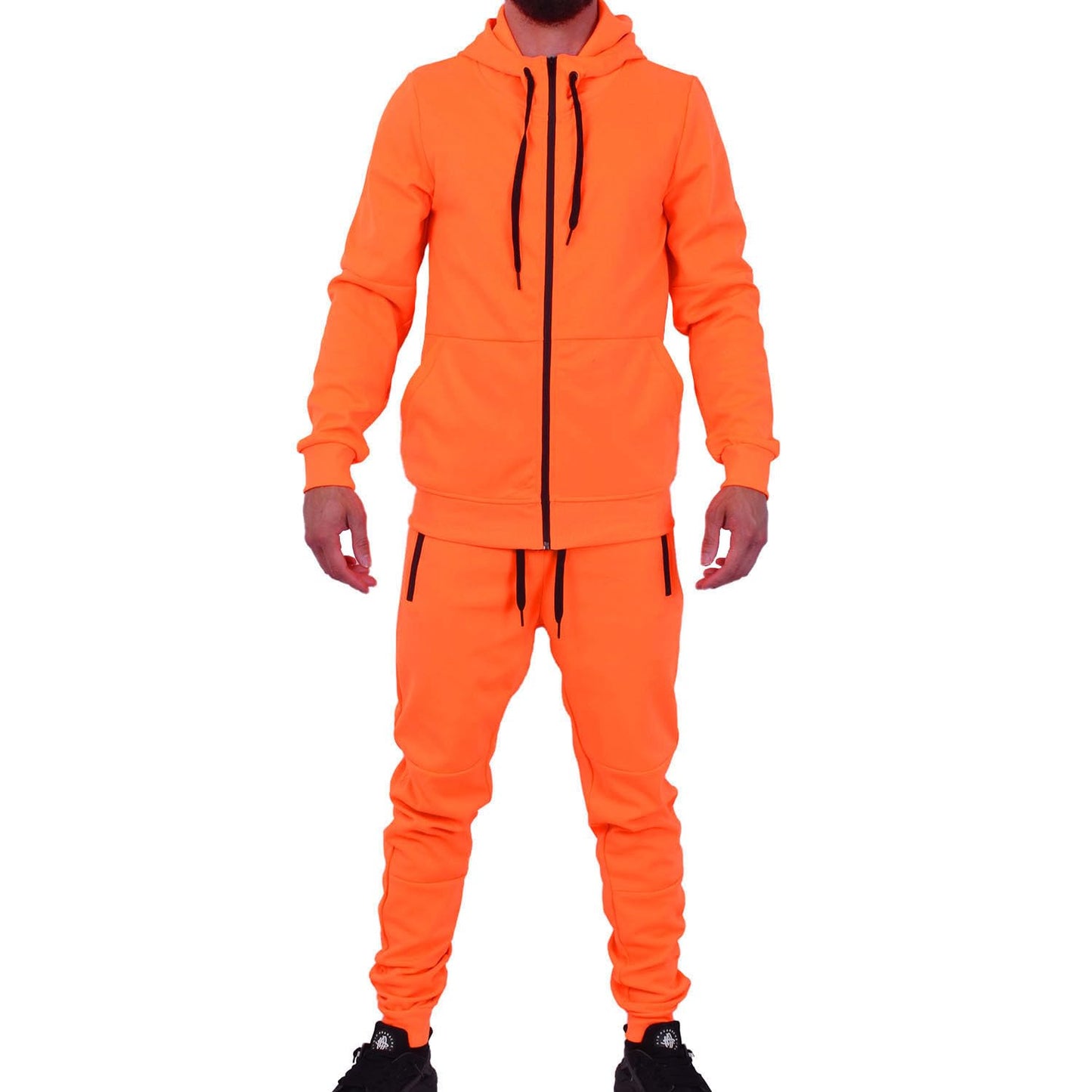 Men's Athletic Hoodie & Jogger Tracksuit Set