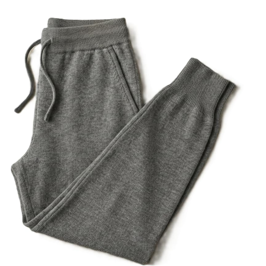Men's 100% Cashmere Drawstring Lounge Joggers